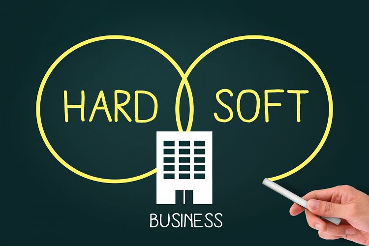 ハードとソフトのビジネスイメージ
